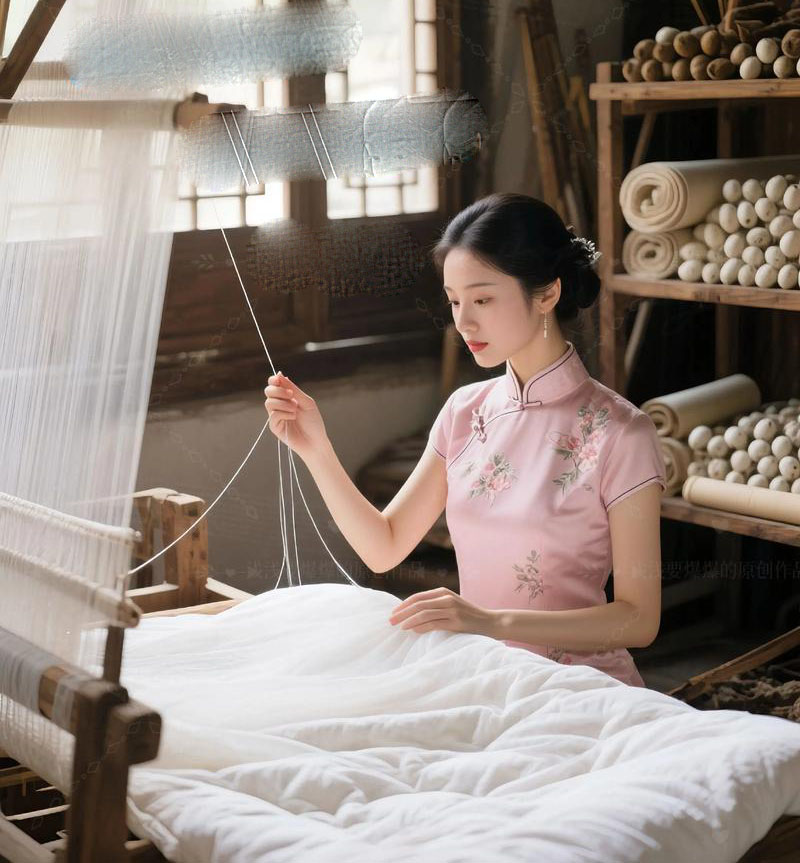 蚕丝被品牌主视觉